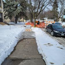 Water Main line replacement in Feb. 2020 Minneapolis, MN 3