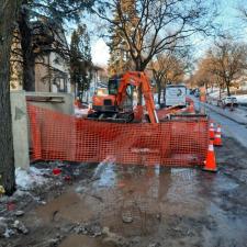 Water Main line replacement in Feb. 2020 Minneapolis, MN 22