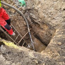 Water Main line replacement in Feb. 2020 Minneapolis, MN 42