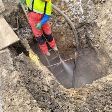 Water Main line replacement in Feb. 2020 Minneapolis, MN 47