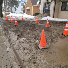 Water Main line replacement in Feb. 2020 Minneapolis, MN 51