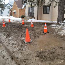 Water Main line replacement in Feb. 2020 Minneapolis, MN 52