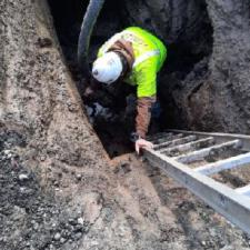 Water Main line replacement in Feb. 2020 Minneapolis, MN 63