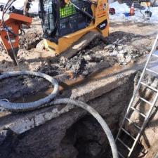 Water Main line replacement in Feb. 2020 Minneapolis, MN 64